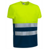Camiseta A.V. M/C DEMOLITION naranja fluor-gris carbon
