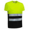 Camiseta A.V. M/C DEMOLITION naranja fluor-gris carbon