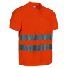 Polo A.V. M/C LEXINGTON naranja flúor