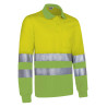 Polo A.V. M/L SNAKE naranja fluor-gris carbon