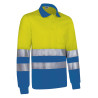 Polo A.V. M/L SNAKE naranja fluor-gris carbon