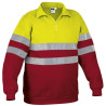 Sudadera A.V. ROAD naranja fluor-gris carbon