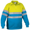 Sudadera A.V. ROAD naranja fluor-gris carbon