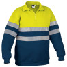 Sudadera A.V. ROAD naranja fluor-gris carbon