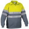 Sudadera A.V. ROAD naranja fluor-gris carbon