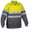 Sudadera A.V. ROAD naranja fluor-gris carbon