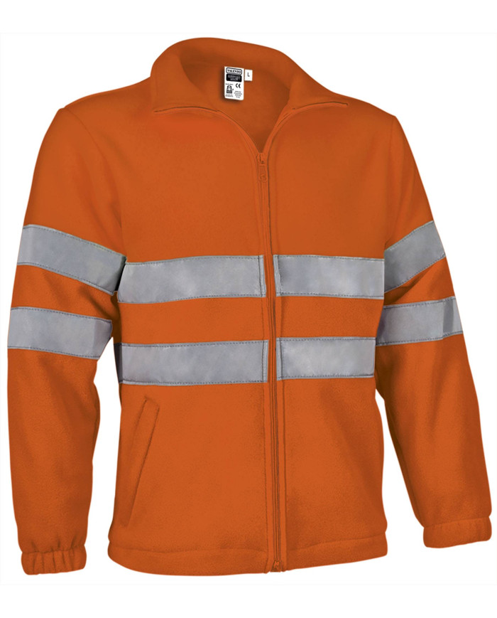 Forro polar A.V. AIRPORT naranja fluor-gris carbon