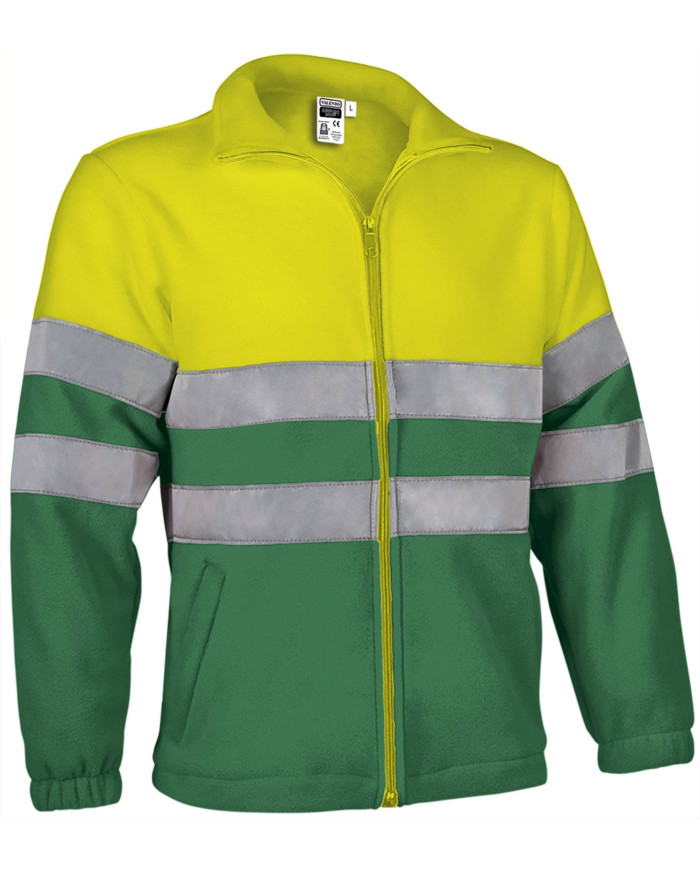 Forro polar A.V. AIRPORT naranja fluor-gris carbon