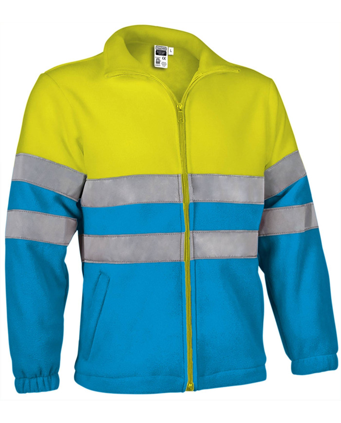 Forro polar A.V. AIRPORT naranja fluor-gris carbon