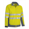 Chaqueta softshell A.V. TACOMA naranja flúor-azul marino orión