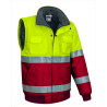 Chaqueta desmontable A.V. DONEGAL naranja fluor-gris carbon