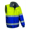 Chaqueta desmontable A.V. DONEGAL naranja fluor-gris carbon