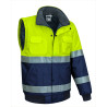 Chaqueta desmontable A.V. DONEGAL naranja fluor-gris carbon