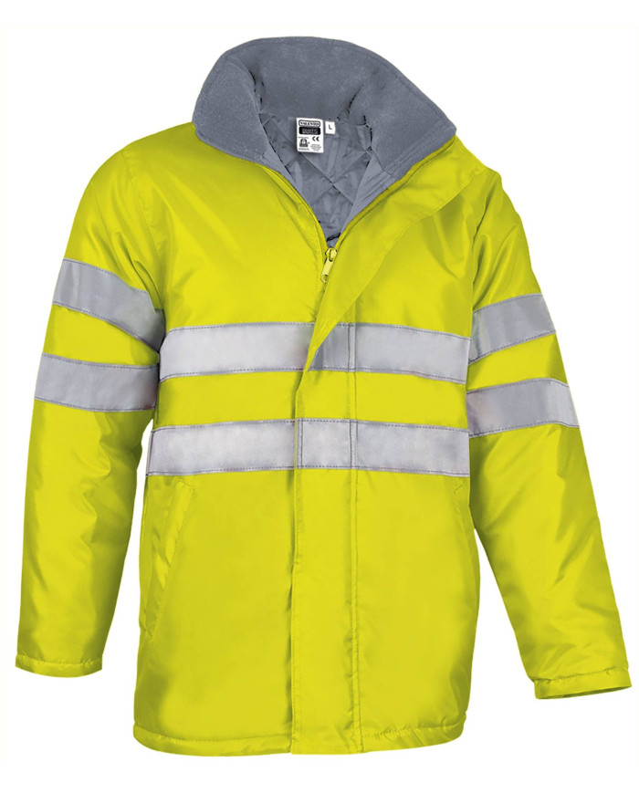 Parka A.V. TRAFFIC naranja flúor-azul marino orión
