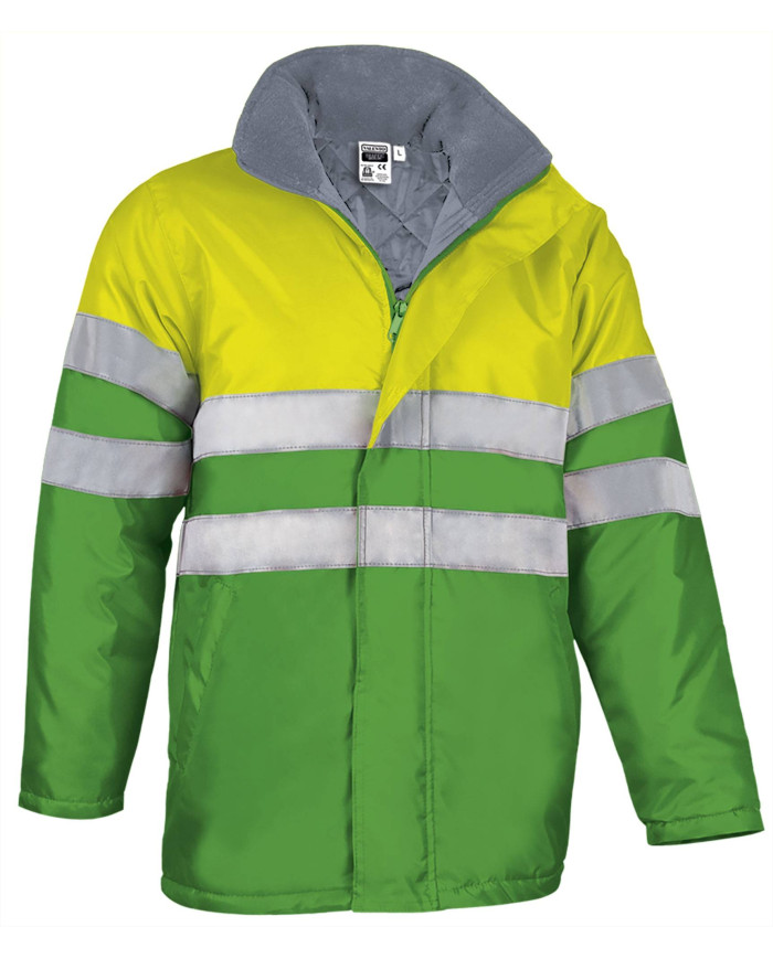 Parka A.V. TRAFFIC naranja flúor-azul marino orión