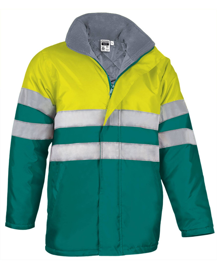 Parka A.V. TRAFFIC naranja flúor-azul marino orión