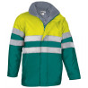 Parka A.V. TRAFFIC naranja flúor-azul marino orión