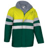 Parka A.V. TRAFFIC naranja flúor-azul marino orión