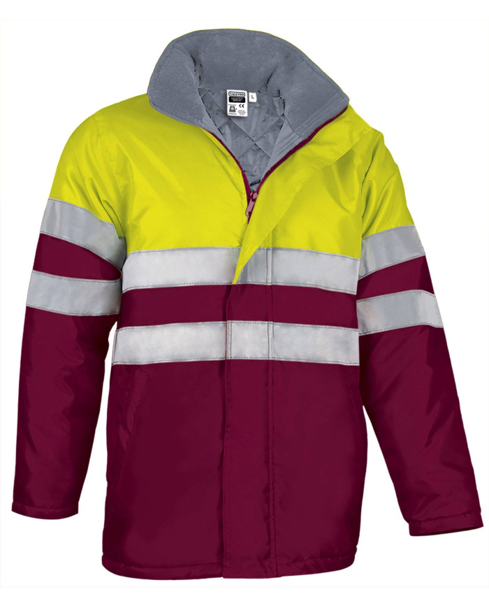 Parka A.V. TRAFFIC naranja flúor-azul marino orión