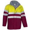 Parka A.V. TRAFFIC naranja flúor-azul marino orión