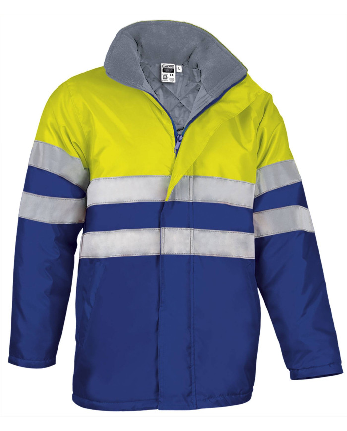 Parka A.V. TRAFFIC naranja flúor-azul marino orión