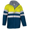 Parka A.V. TRAFFIC naranja flúor-azul marino orión