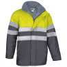 Parka A.V. TRAFFIC naranja flúor-azul marino orión
