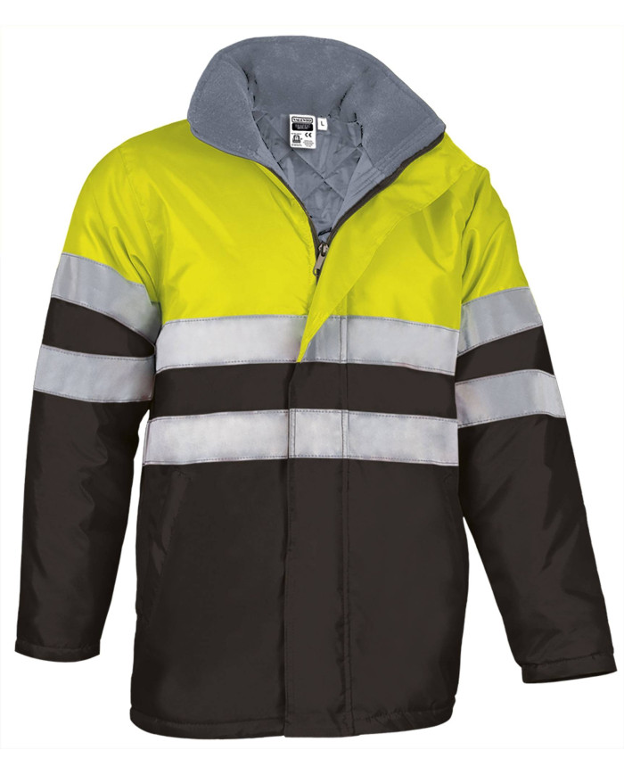 Parka A.V. TRAFFIC naranja flúor-azul marino orión