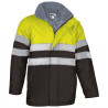 Parka A.V. TRAFFIC naranja flúor-azul marino orión