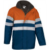 Parka A.V. TRAFFIC naranja flúor-azul marino orión