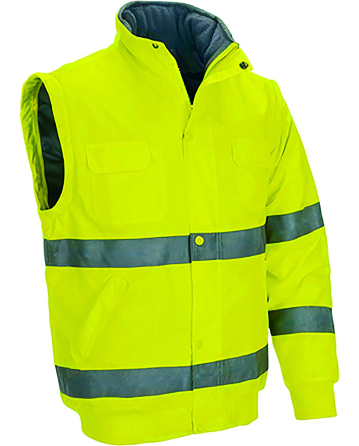 Chaqueta desmontable A.V. FLINDERS naranja flúor