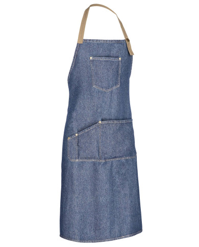 Delantal CORIANDER azul denim