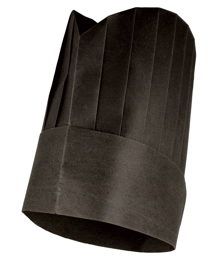 Gorro de cocina desechable SPOON negro