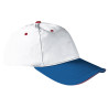Gorra SANDWICH azul marino orión-rojo loto-amarillo limón