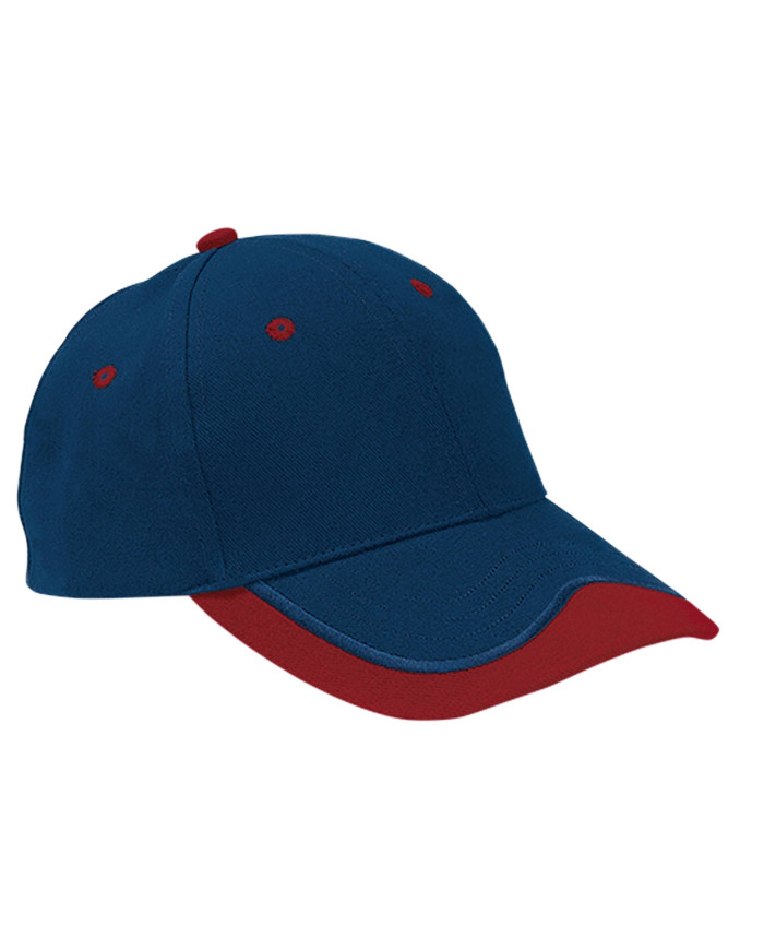 Gorra SEATLE azul marino orión-rojo loto