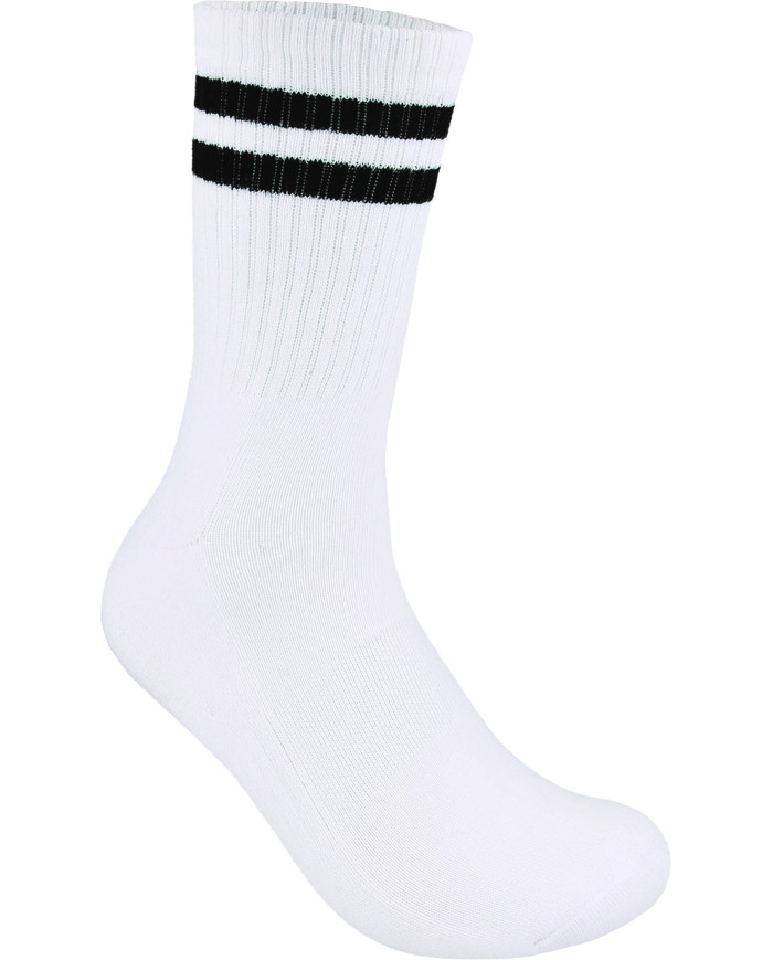 Calcetín deportivo YVES negro-blanco