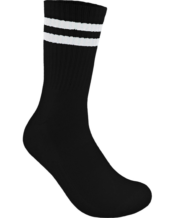 Calcetín deportivo YVES negro-blanco