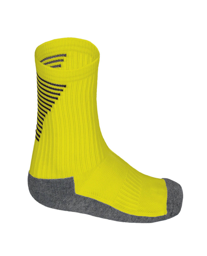 Calcetín deportivo BOLT amarillo limon-negro-marengo vigore