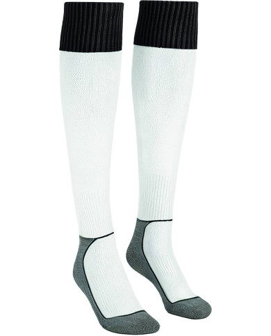 Medias de fútbol TRAFFORD negro-blanco