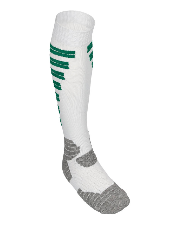 Medias de fútbol GOAL blanco-verde kelly-marengo vigore