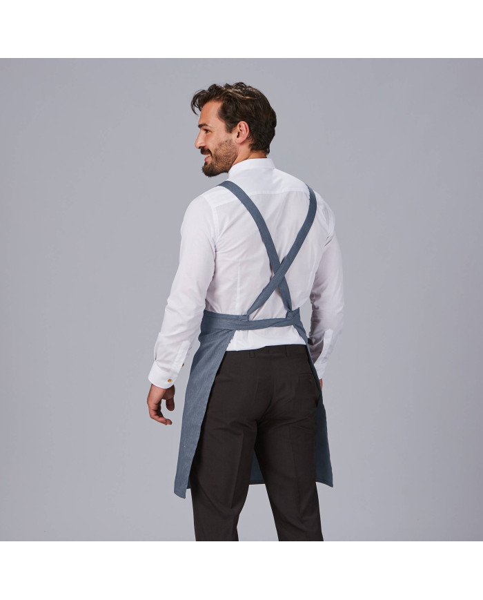DELANTAL PETO BOLSILLO CARTERA SARGA RECICLADA 88X74 CM GARYS