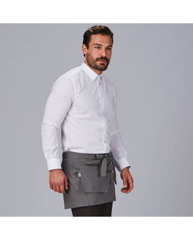 DELANTAL CORTO BOLSILLO CARTERA SARGA RECICLADA 35X67 CM GARYS