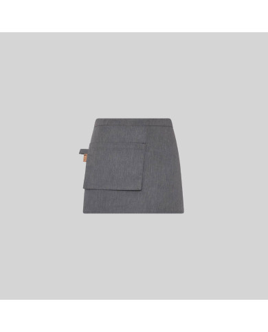 DELANTAL CORTO BOLSILLO CARTERA SARGA RECICLADA 35X67 CM GARYS