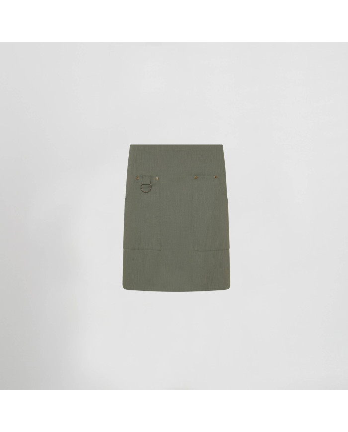 DELANTAL CORTO REMACHES SARGA RECICLADA 50X74 CM GARYS