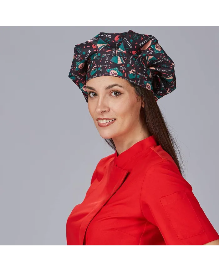 GORRO GRAN CHEF VELCRO ESTAMPADO GARYS