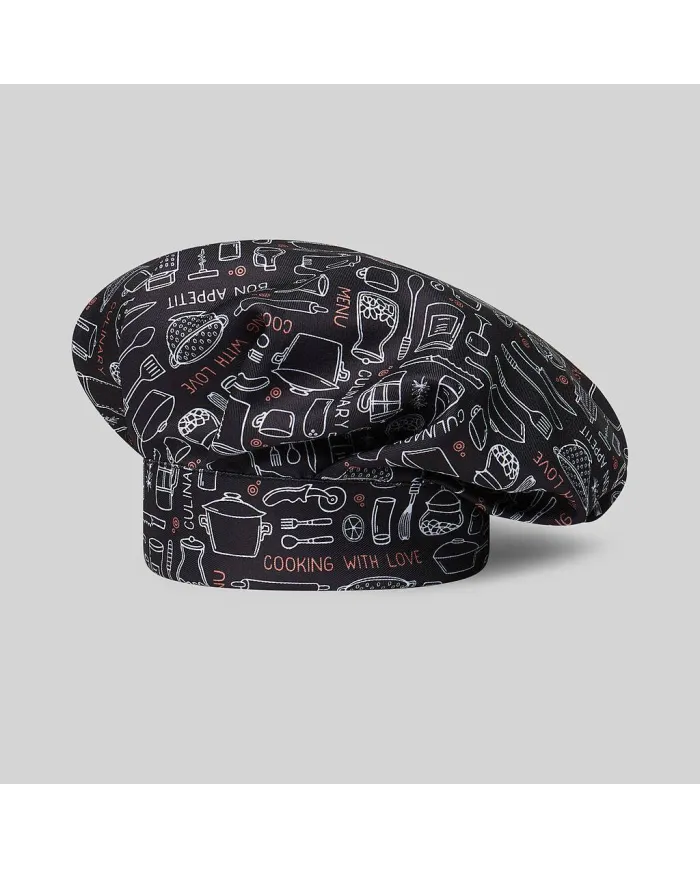 GORRO GRAN CHEF VELCRO ESTAMPADO GARYS