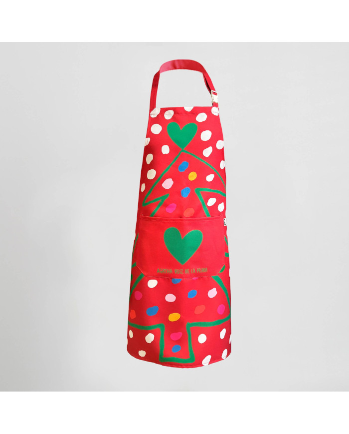 DELANTAL AGATHA NAVIDAD 80X68 CM GARYS