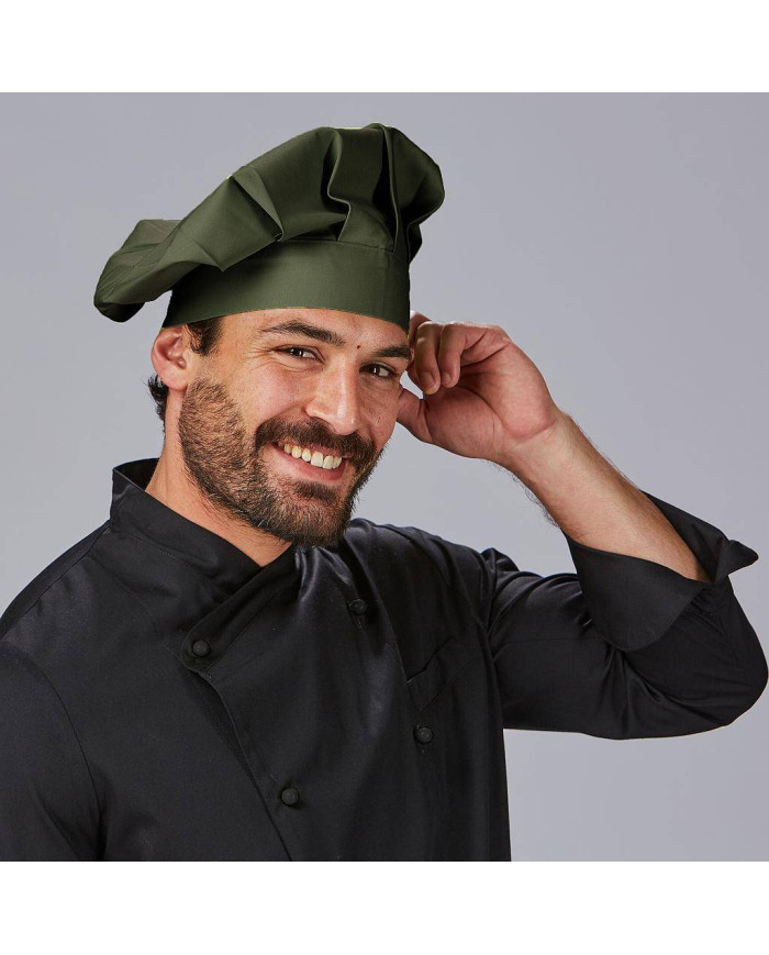 GORRO GRAN CHEF VELCRO SARGA POLIESTER GARYS