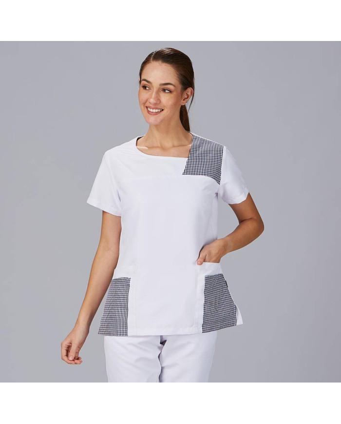 BLUSA MUJER CERRADA COMBI NAVAS GARYS