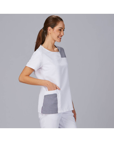 BLUSA MUJER CERRADA COMBI NAVAS GARYS